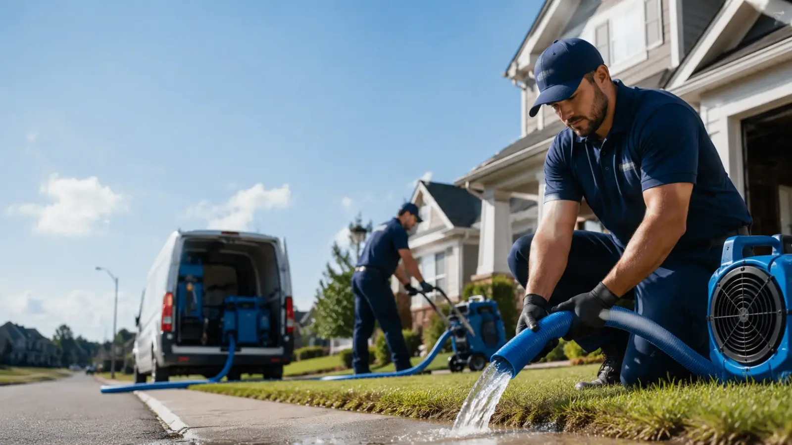 Flood Damage Restoration in Peck, MI